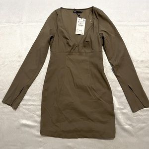 Long sleeve mini dress